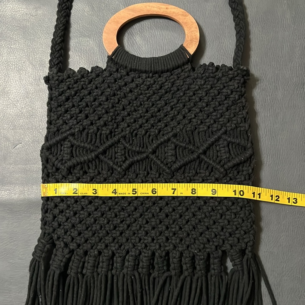 Danielle Nicole Macrame Handbag - image 7